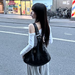 啪啪鈕RENEE ONE-OFF SHOULDER LONG SLEEVE TOP/ 2色