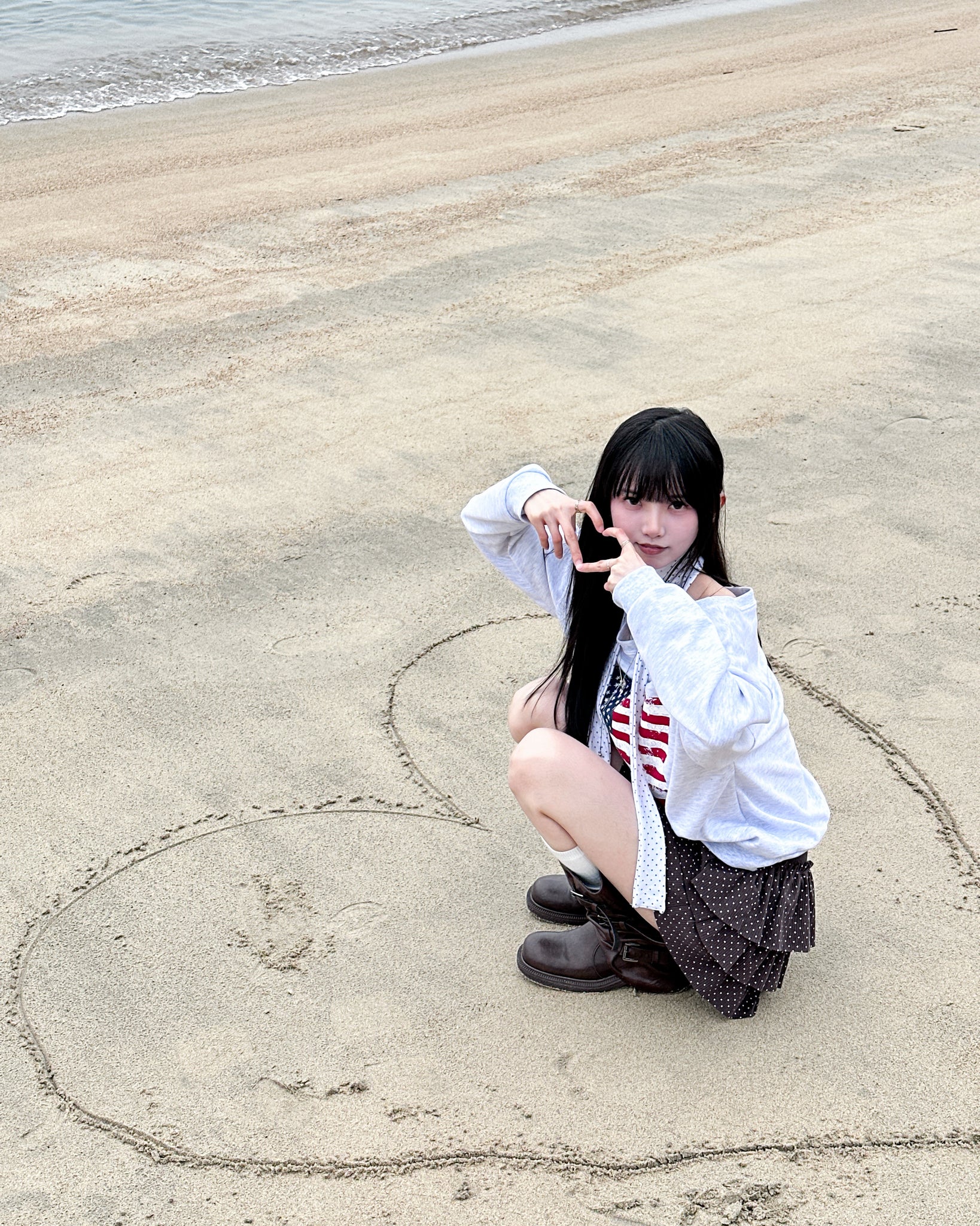 AF BOAT-NECK OFF SHOULDER SWEATSHIRT/ 2色
