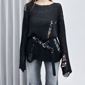 GROOVY DAMAGE KNIT/ 3色