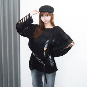 GROOVY DAMAGE KNIT/ 3色