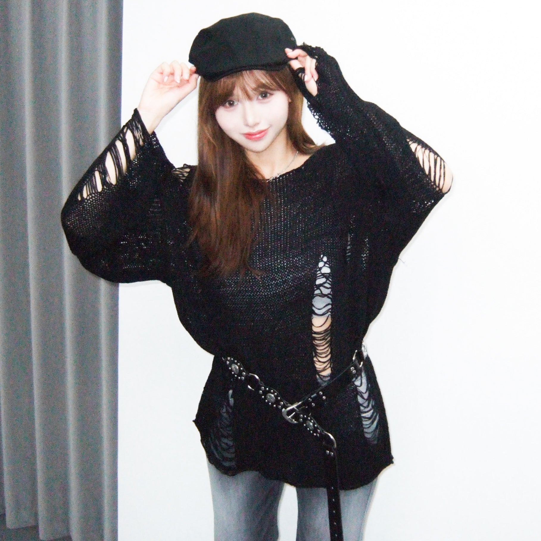 GROOVY DAMAGE KNIT/ 3色