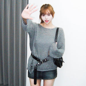 GROOVY DAMAGE KNIT/ 3色