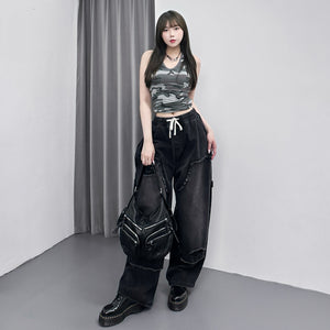 CAMOUFLAGE HALTER NECK SLEEVELESS/ 1色