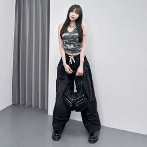 CAMOUFLAGE HALTER NECK SLEEVELESS/ 1色