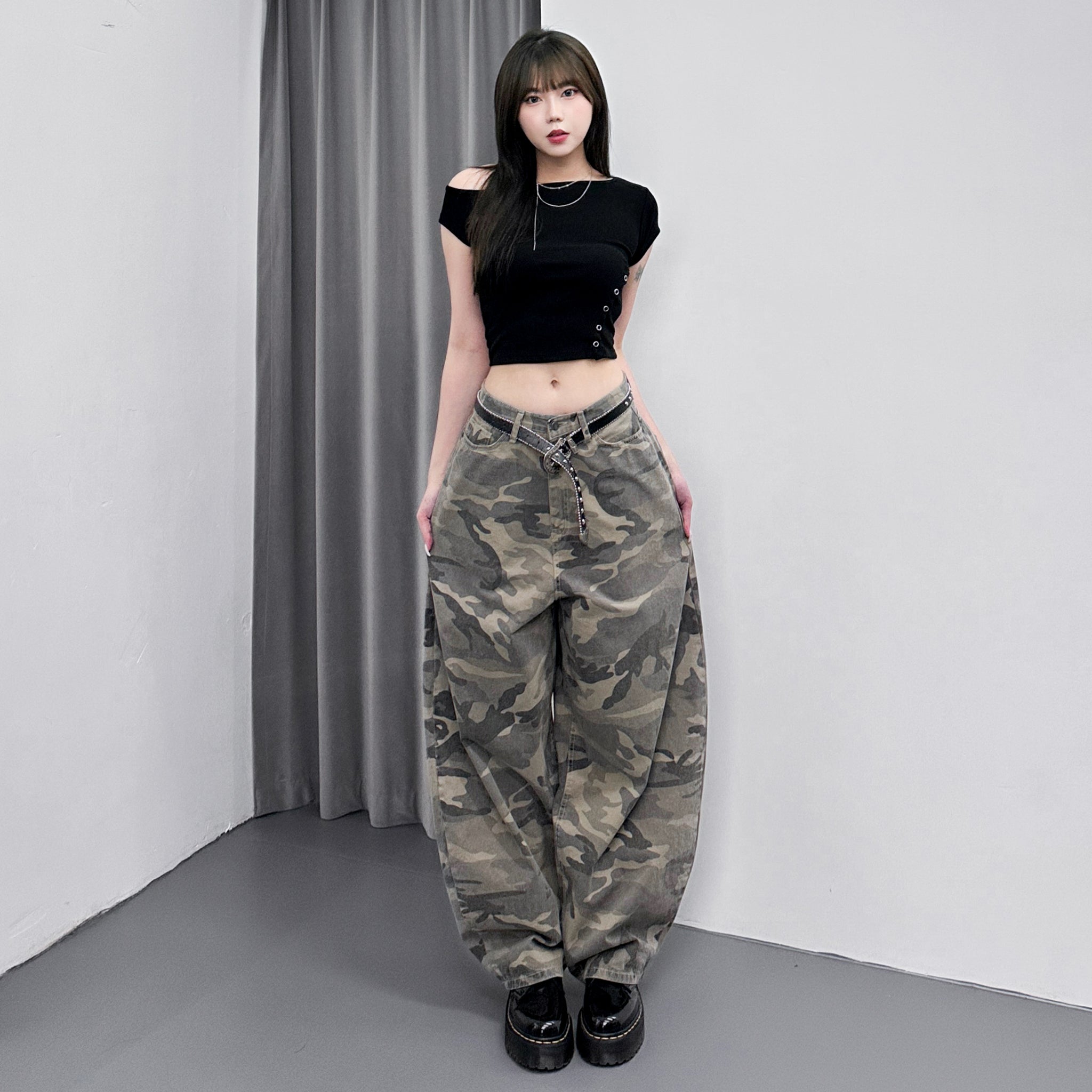 DOECHII EXTRA WIDE CAMOUFLAGE PANTS/ 1色