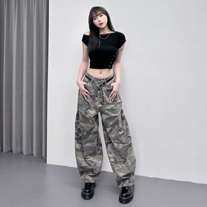 啪啪鈕UNBALANCED CROP TEE/ 2色
