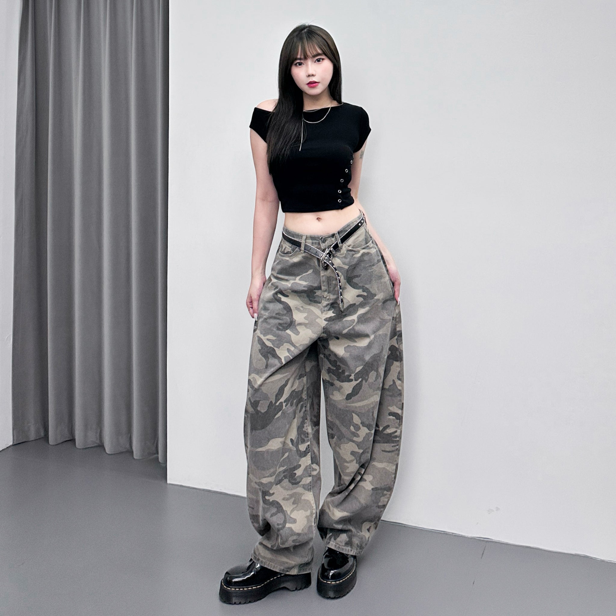 DOECHII EXTRA WIDE CAMOUFLAGE PANTS/ 1色