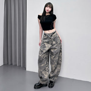 啪啪鈕UNBALANCED CROP TEE/ 2色