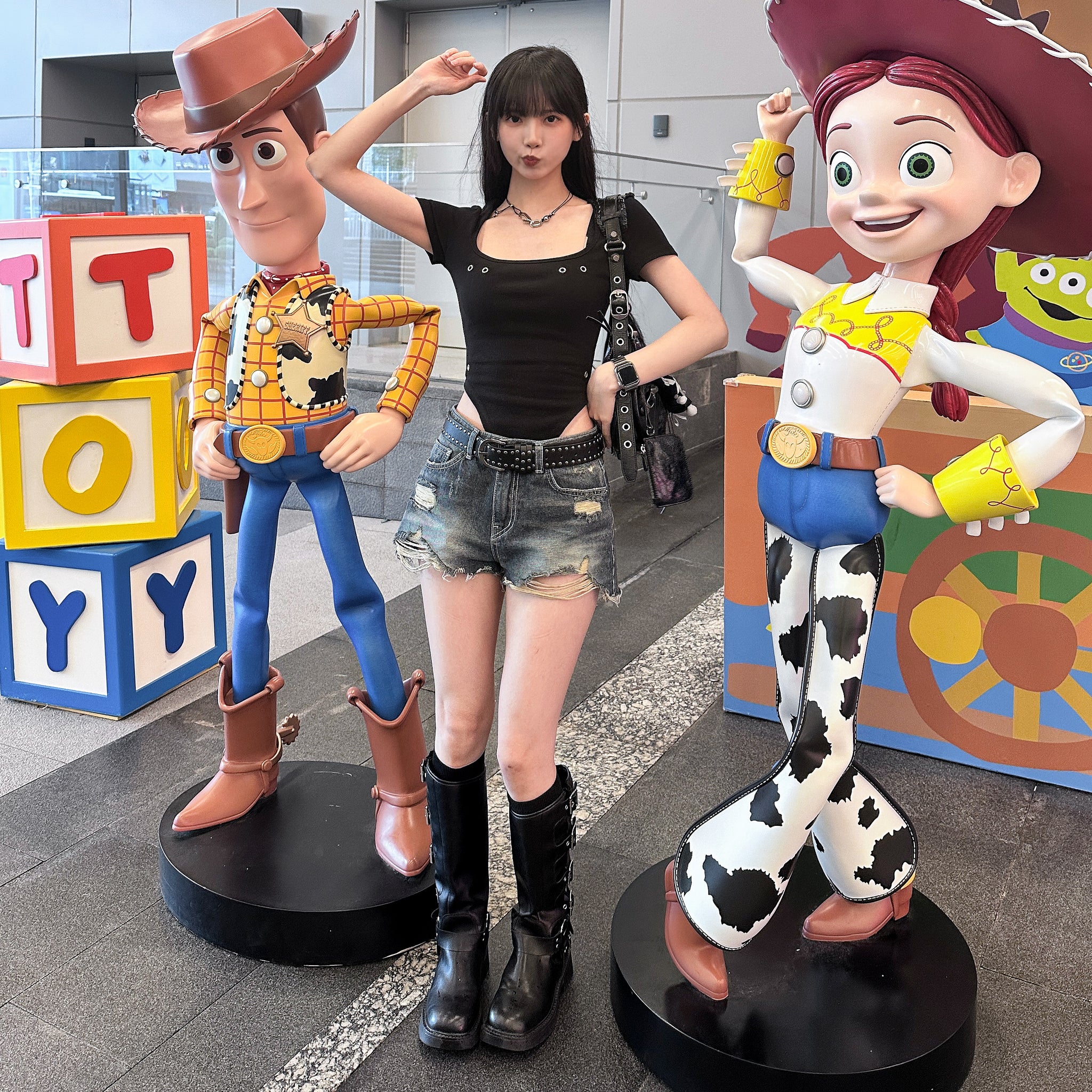 YUNA BODYSUIT CROP TEE/ 2色