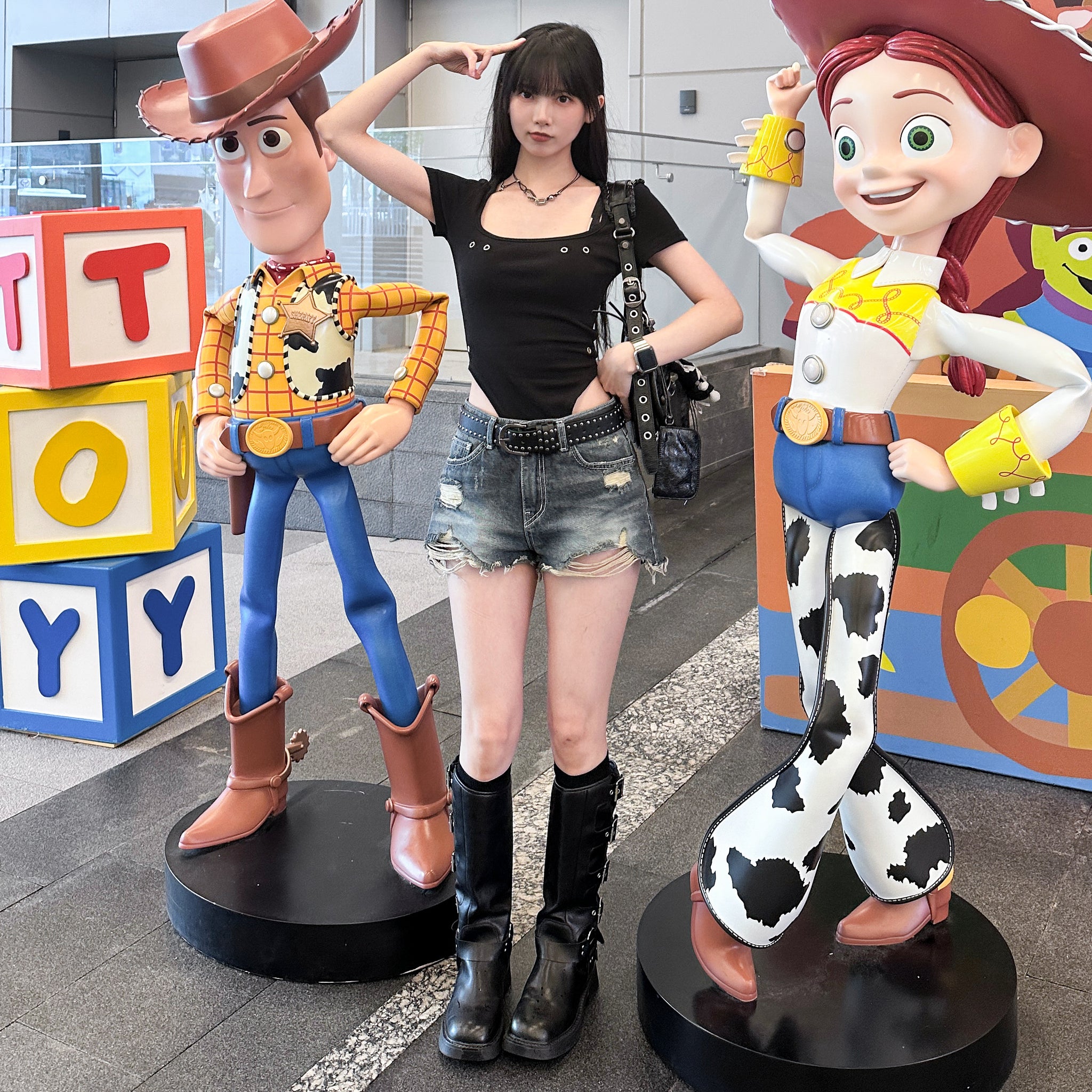 YUNA BODYSUIT CROP TEE/ 2色