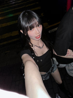 YUNA BODYSUIT CROP TEE/ 2色