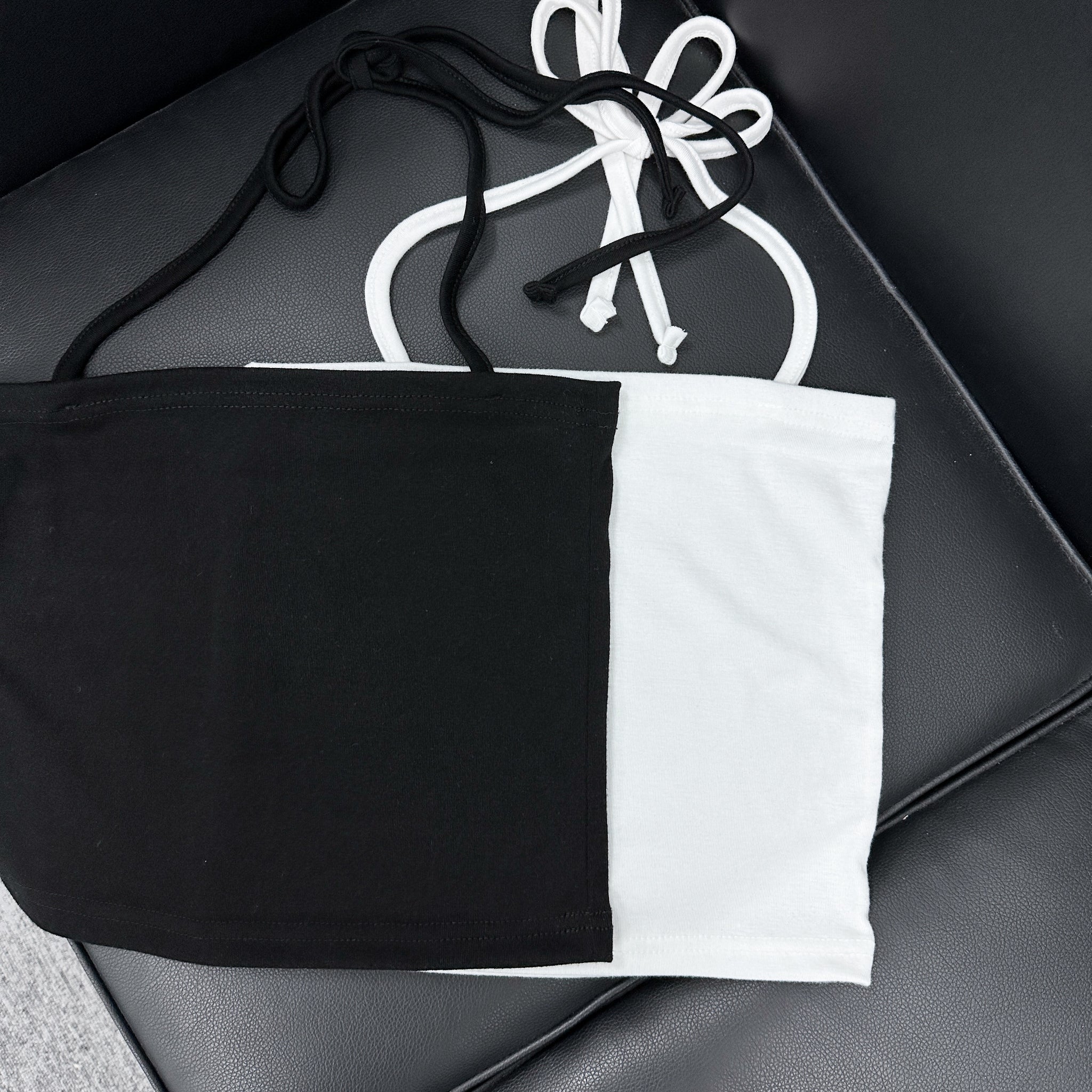 SQUARE NECK STRING SLEEVELESS/ 2色