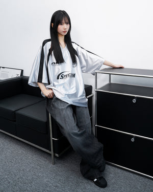 [UNISEX] 冰感透氣拼接SPECTRUM JERSEY TEE/ 3色