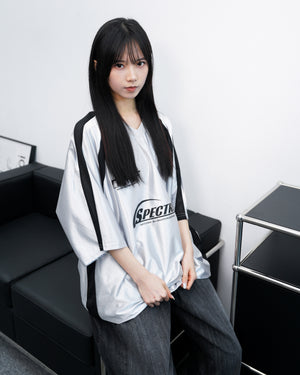 [UNISEX] 冰感透氣拼接SPECTRUM JERSEY TEE/ 3色