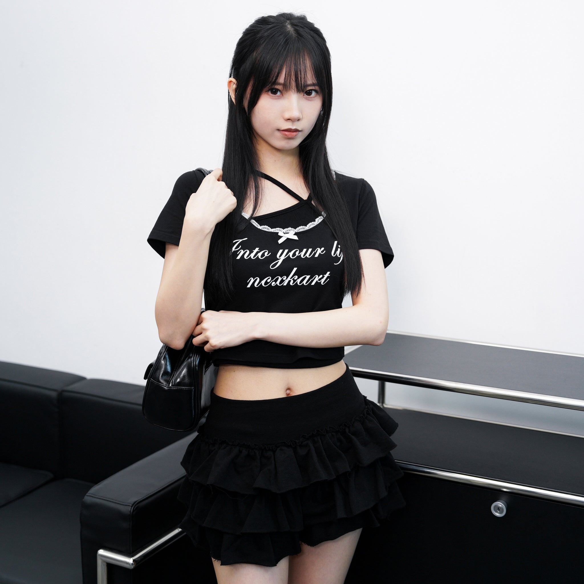 AVA RUFFLE MINI SKIRT PANTS/ 3色