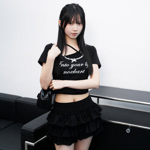 AVA RUFFLE MINI SKIRT PANTS/ 3色