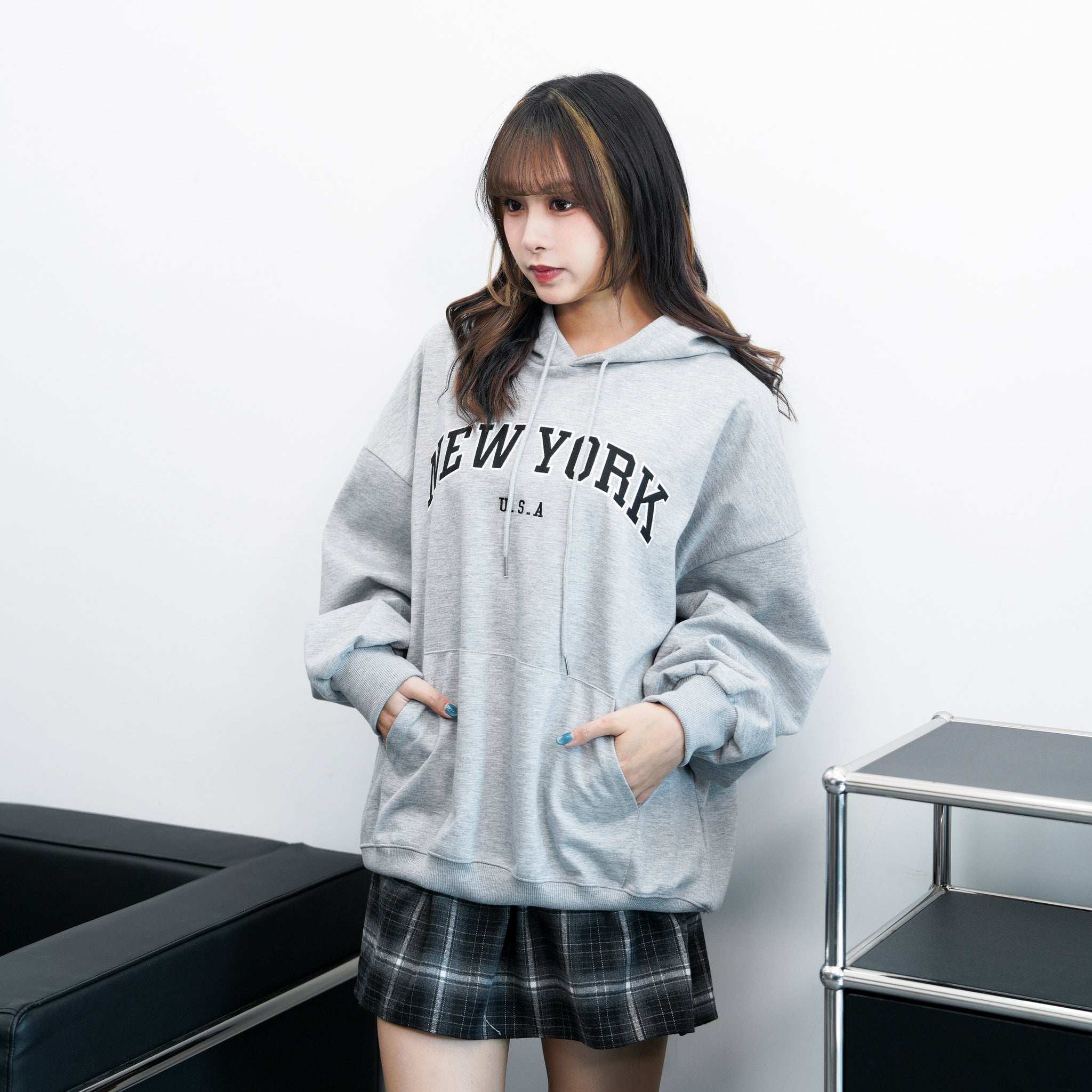 [UNISEX] BEST! NEW YORK HOODIE/ 3色