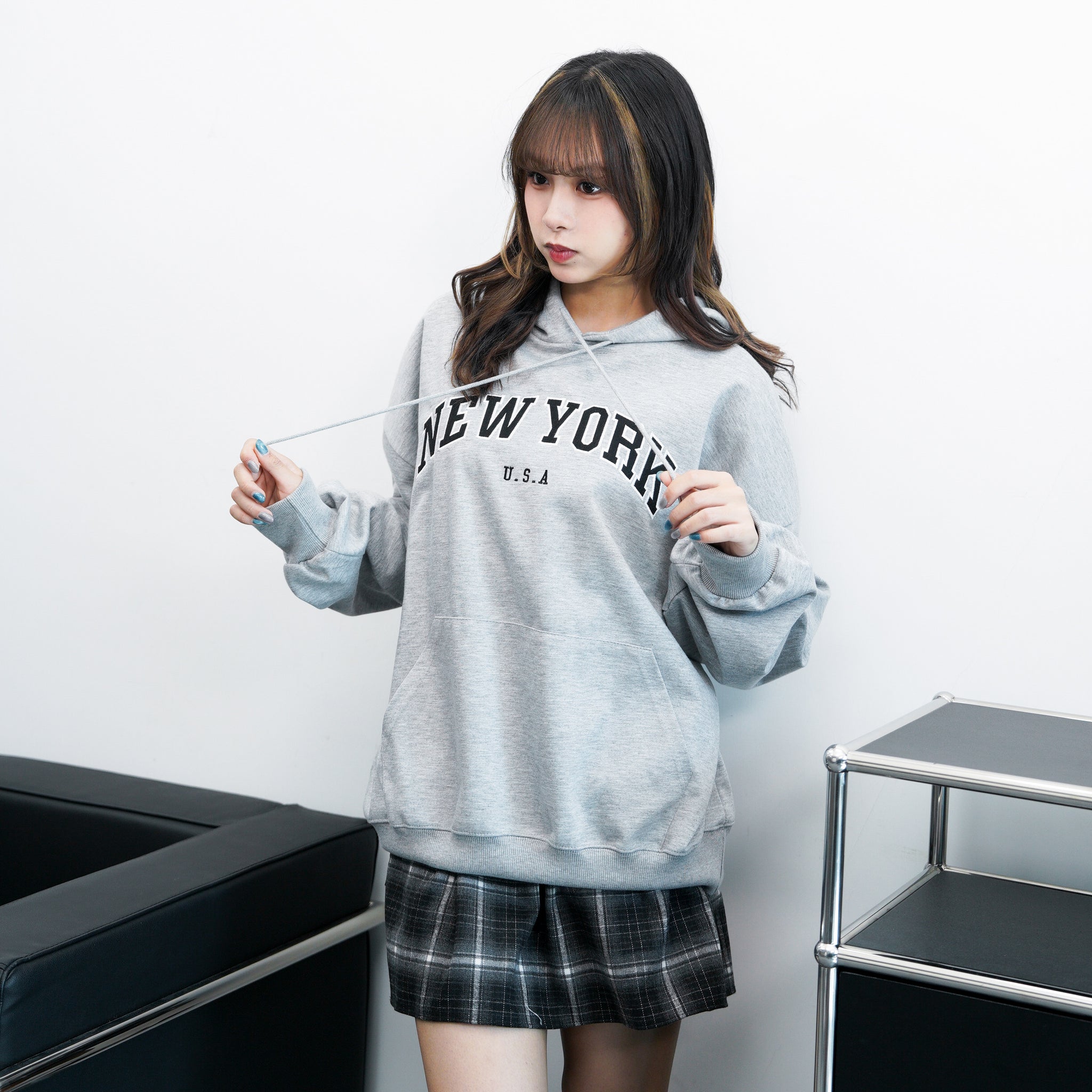 [UNISEX] BEST! NEW YORK HOODIE/ 3色