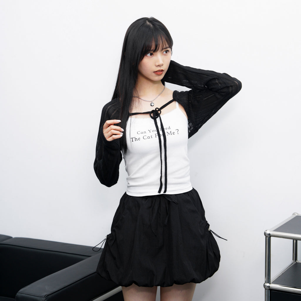 [BEST] LILY SUMMER BOLERO CARDIGAN/ 2色