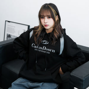 [UNISEX] 內有薄絨CALM DOWN HOODIE/ 2色