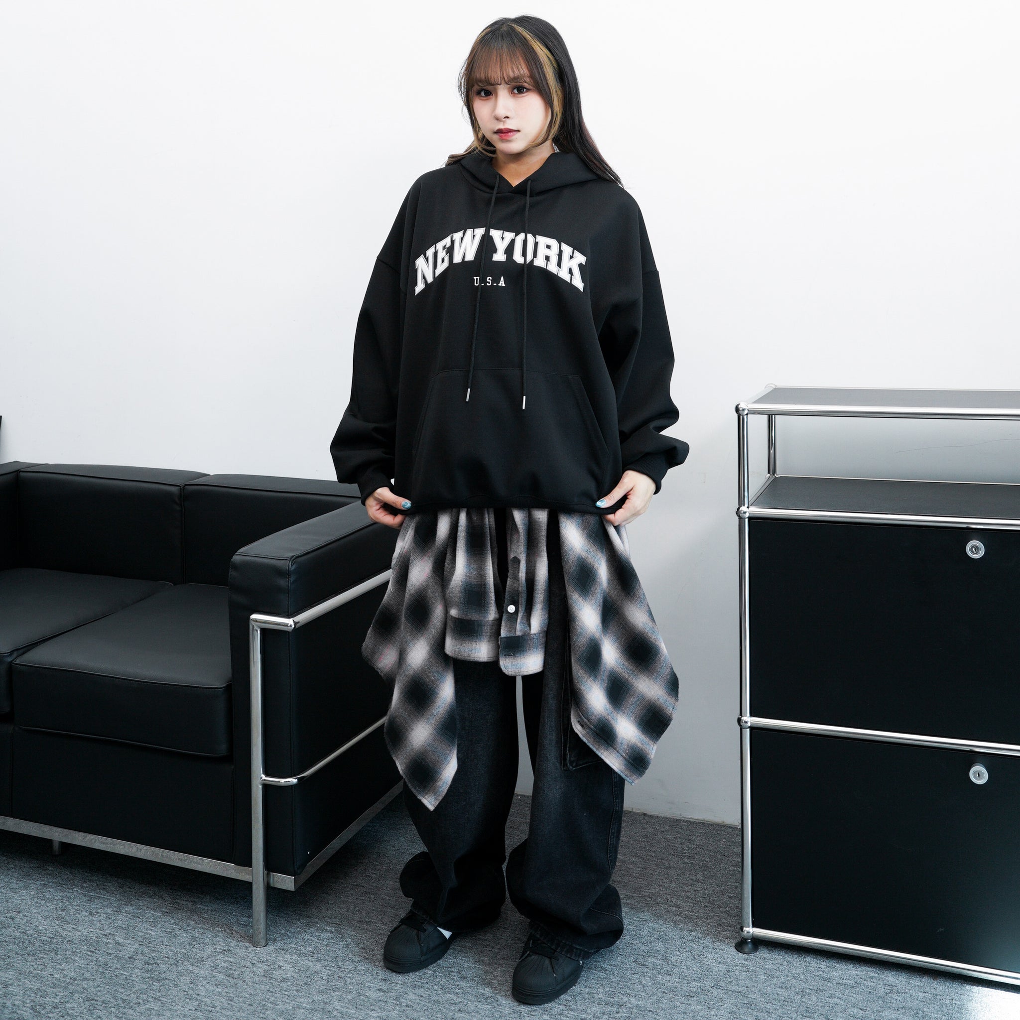 [UNISEX] BEST! NEW YORK HOODIE/ 3色