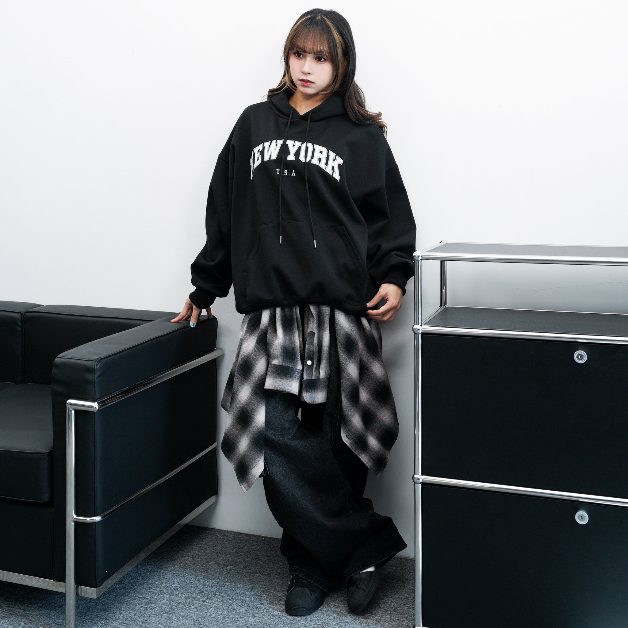[UNISEX] BEST! NEW YORK HOODIE/ 3色
