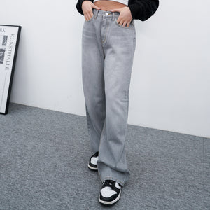 Routine High-waist Wide Denim Pants/ 2色