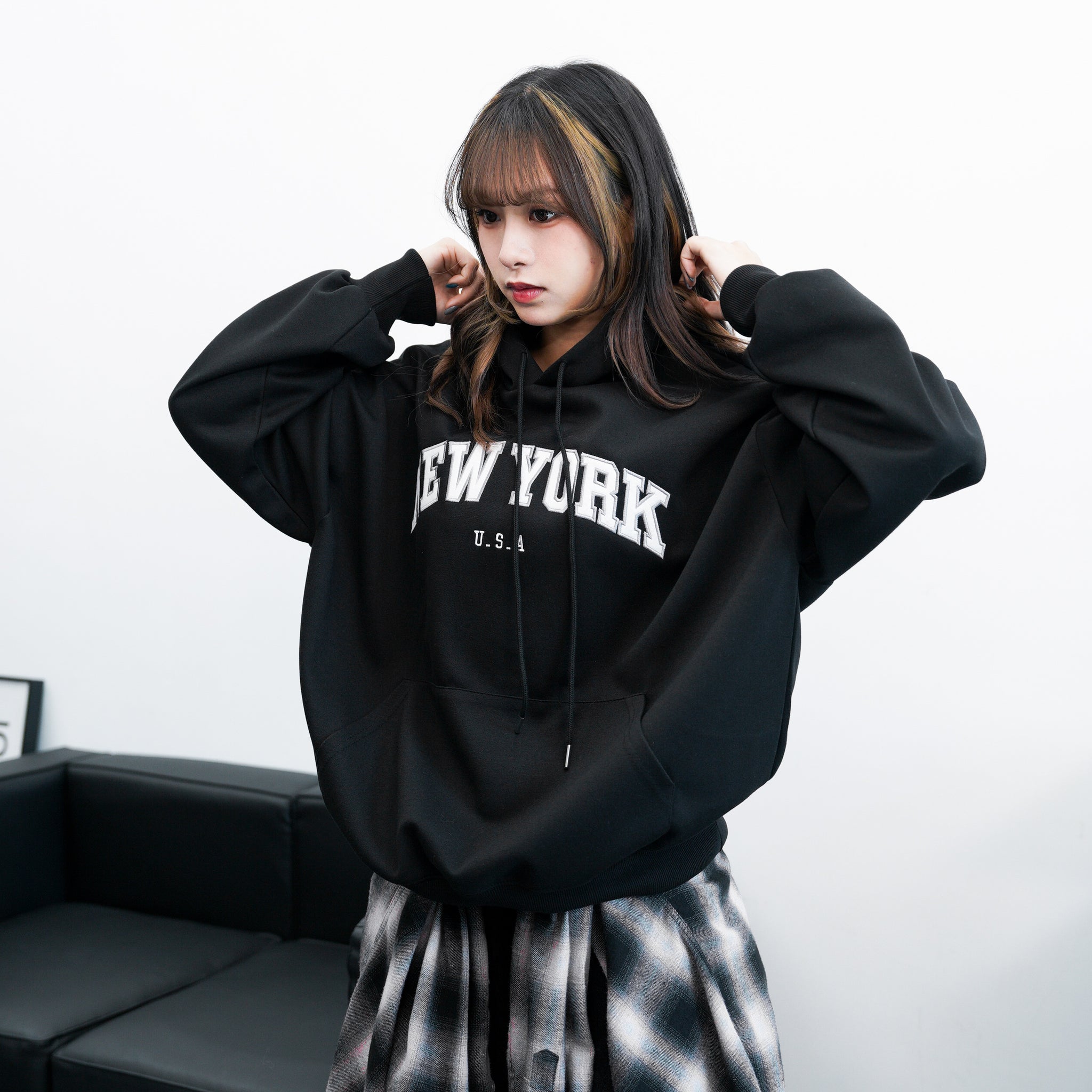 [UNISEX] BEST! NEW YORK HOODIE/ 3色