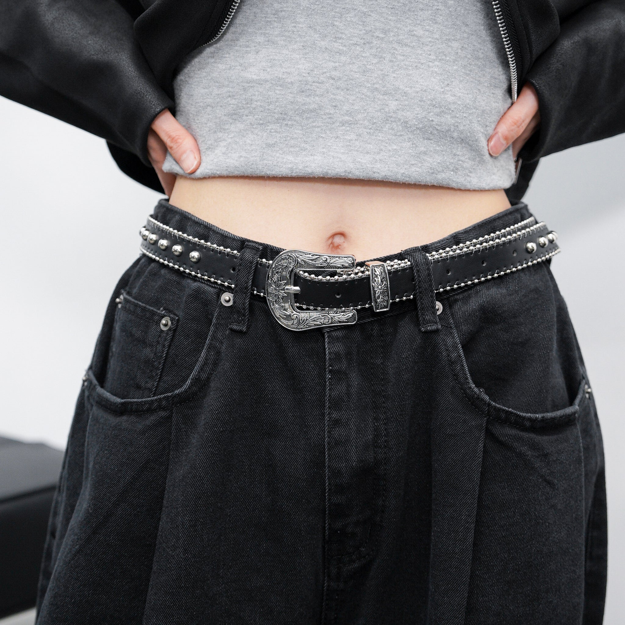 VINTAGE DIAMOND BELT/ 1色