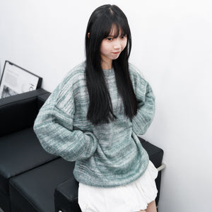 [UNISEX] 超溫柔混色霧面感橫間冷衫/ 3色