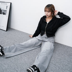 Routine High-waist Wide Denim Pants/ 2色