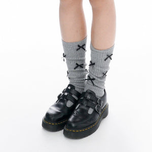 RIBBON BOW SOCKS/ 3色