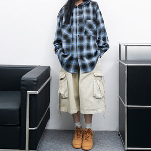 [UNISEX] 水洗BEST STRING CARGO BERMUDA PANTS/ 2色