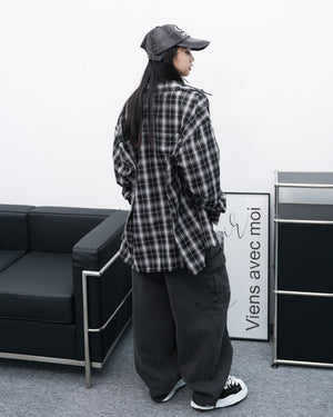 [UNISEX] Dyeing Cargo Denim Pants/ 2色