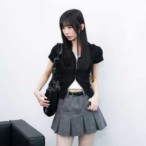 SQUARE NECK STRING SLEEVELESS/ 2色