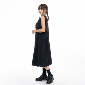 2WAY 3RIBBONS TANK TOP LAYERED DRESS/ 2色