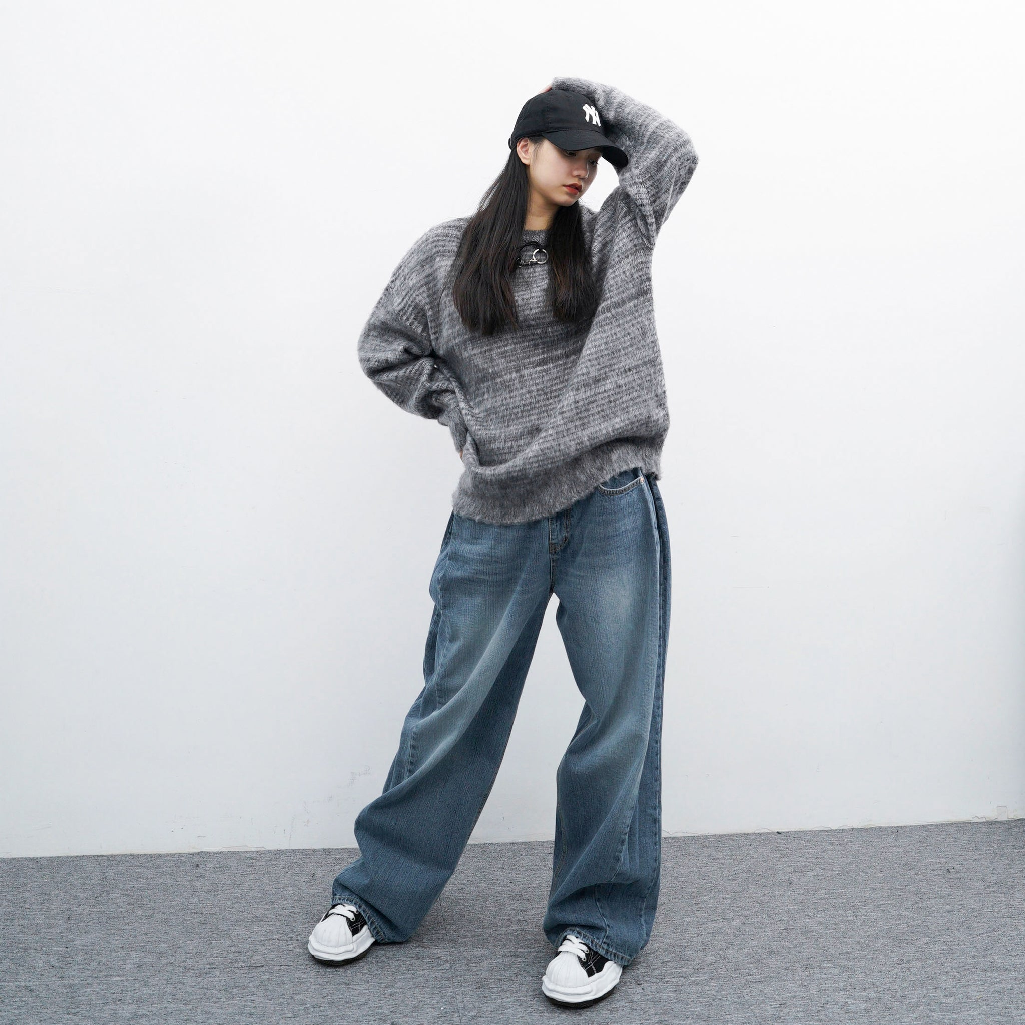[UNISEX] 超溫柔混色霧面感橫間冷衫/ 3色
