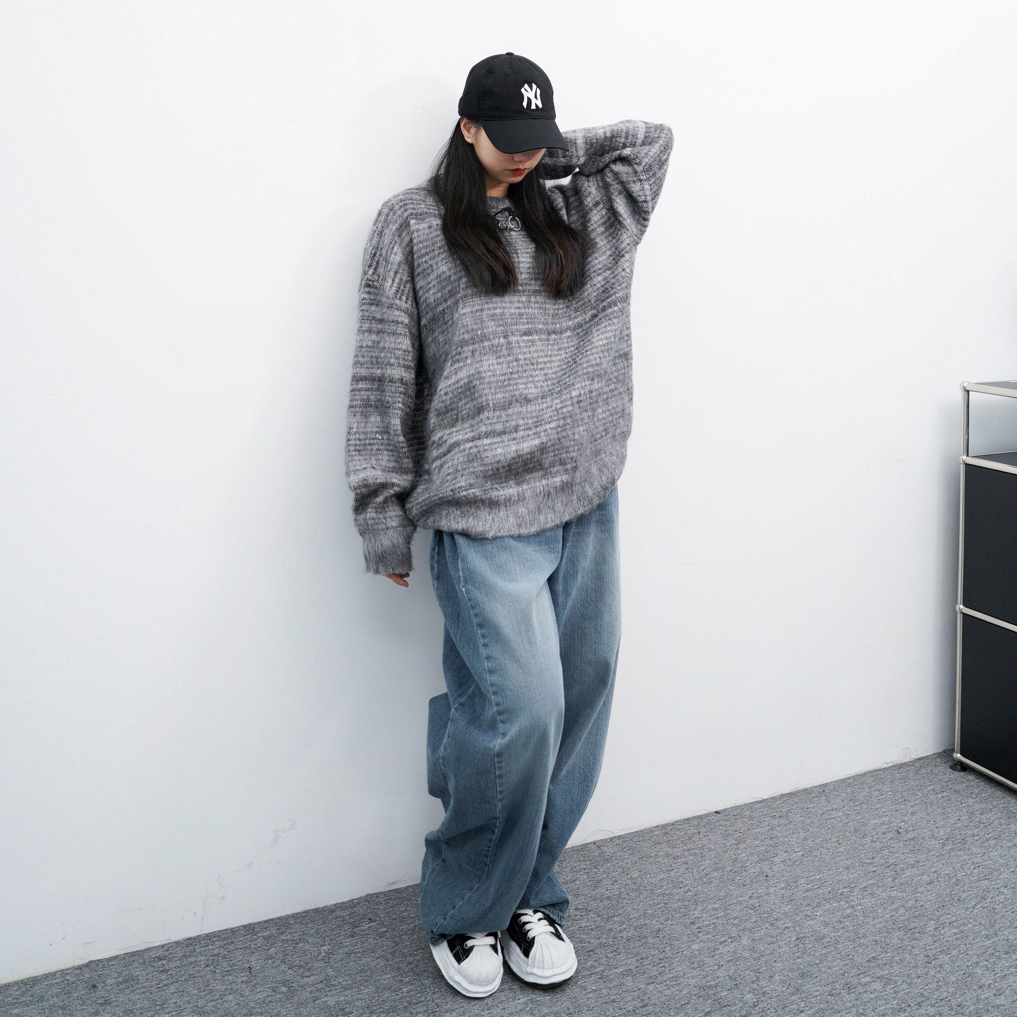 [UNISEX] 超溫柔混色霧面感橫間冷衫/ 3色