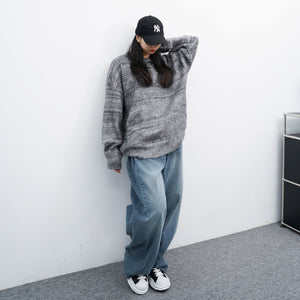 [UNISEX] 超溫柔混色霧面感橫間冷衫/ 3色