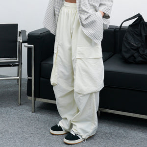 [UNISEX] SWAY BALLON CARGO NYLON PANTS/ 4色