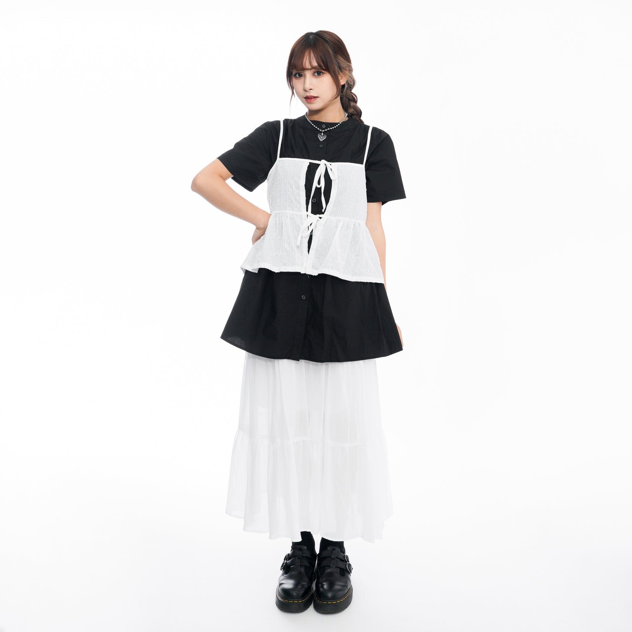 [透視感!] 有內襯SUMMER LITHE LONG SKIRT/ 3色
