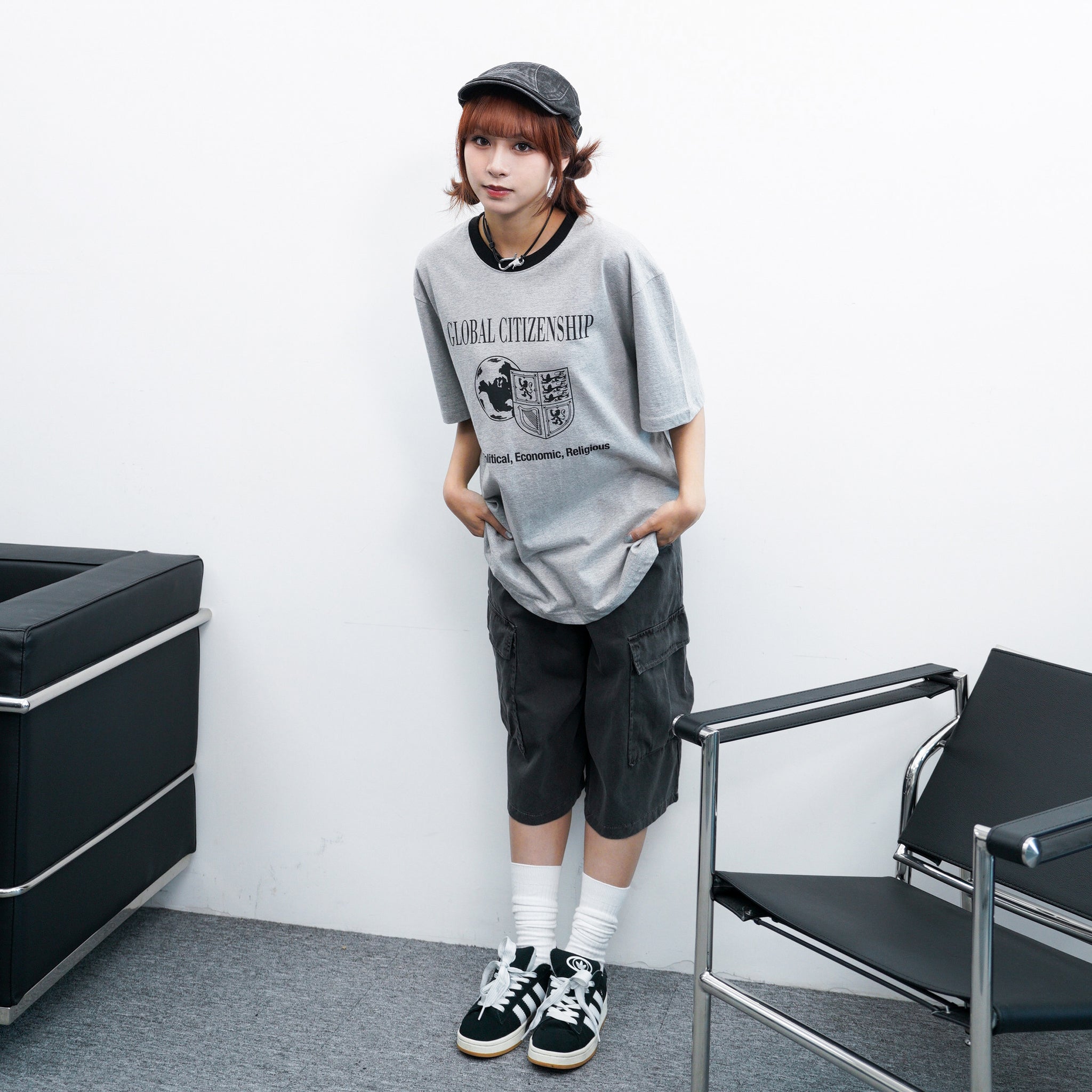 [UNISEX] PIGMENT HUNTING CAP/ 2色