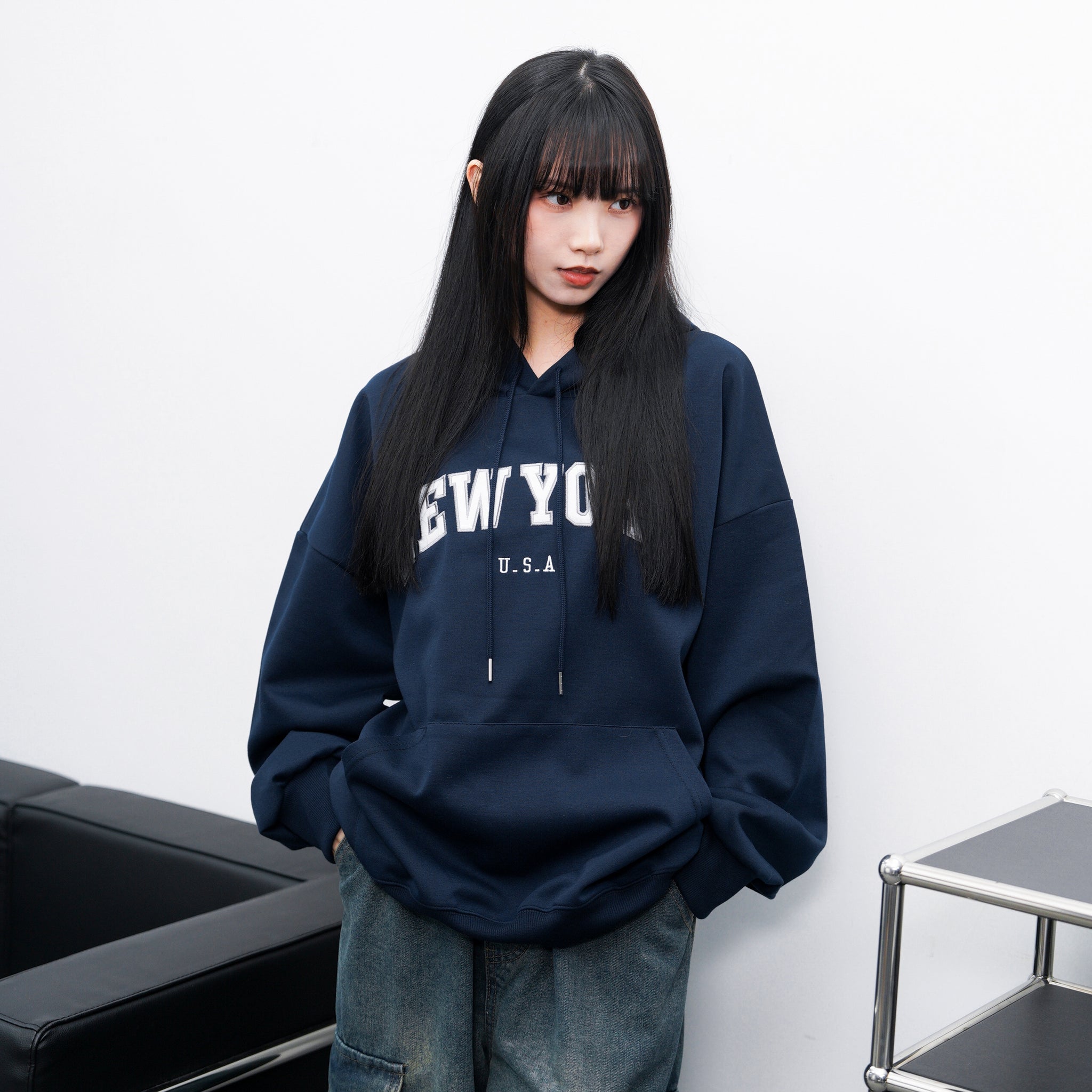 [UNISEX] BEST! NEW YORK HOODIE/ 3色