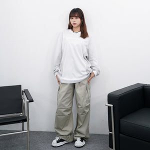 [UNISEX] TRACK LAYERED LONG SLEEVE TEE/ 2色