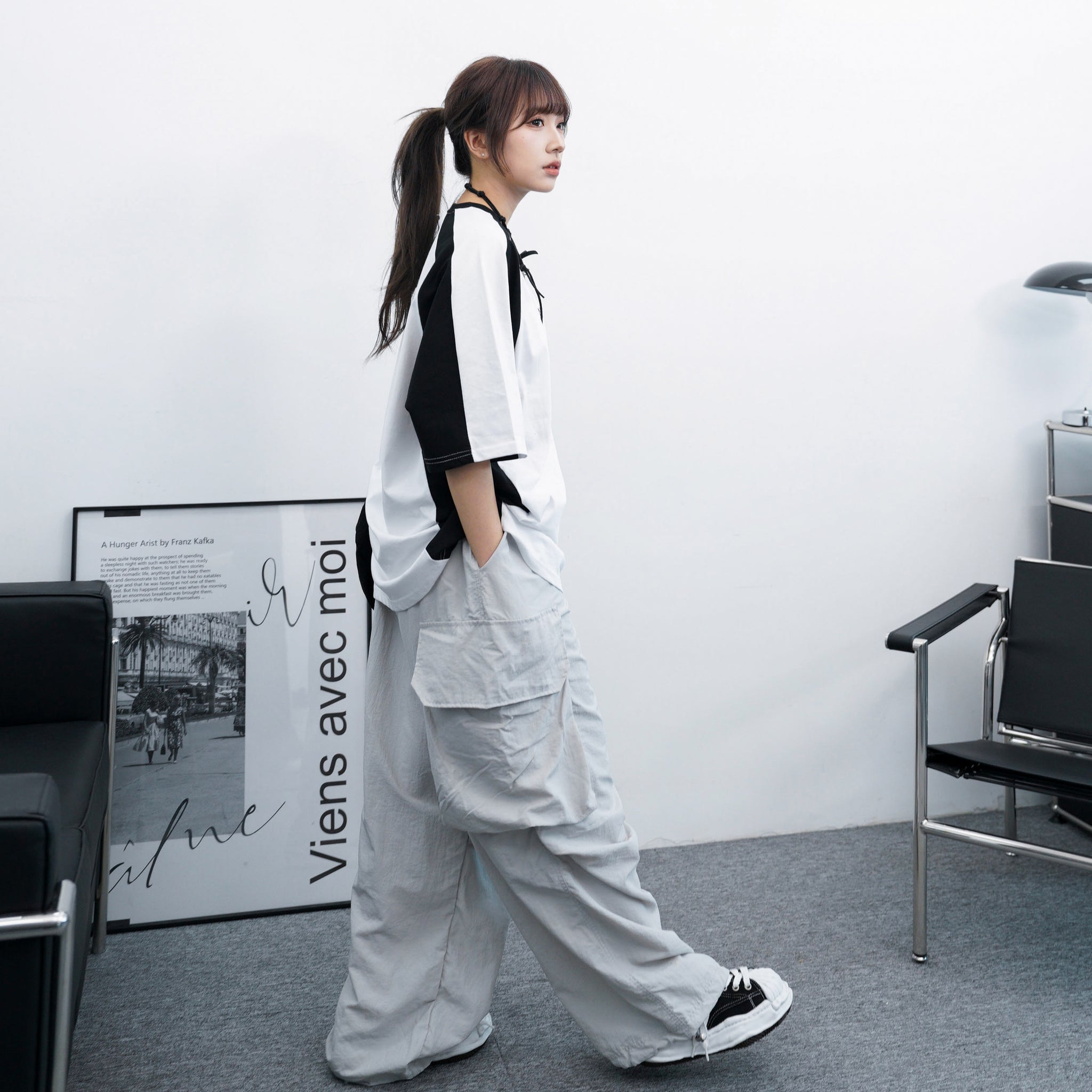 [UNISEX] Exxx.lxxx Oversize Tee/ 1色