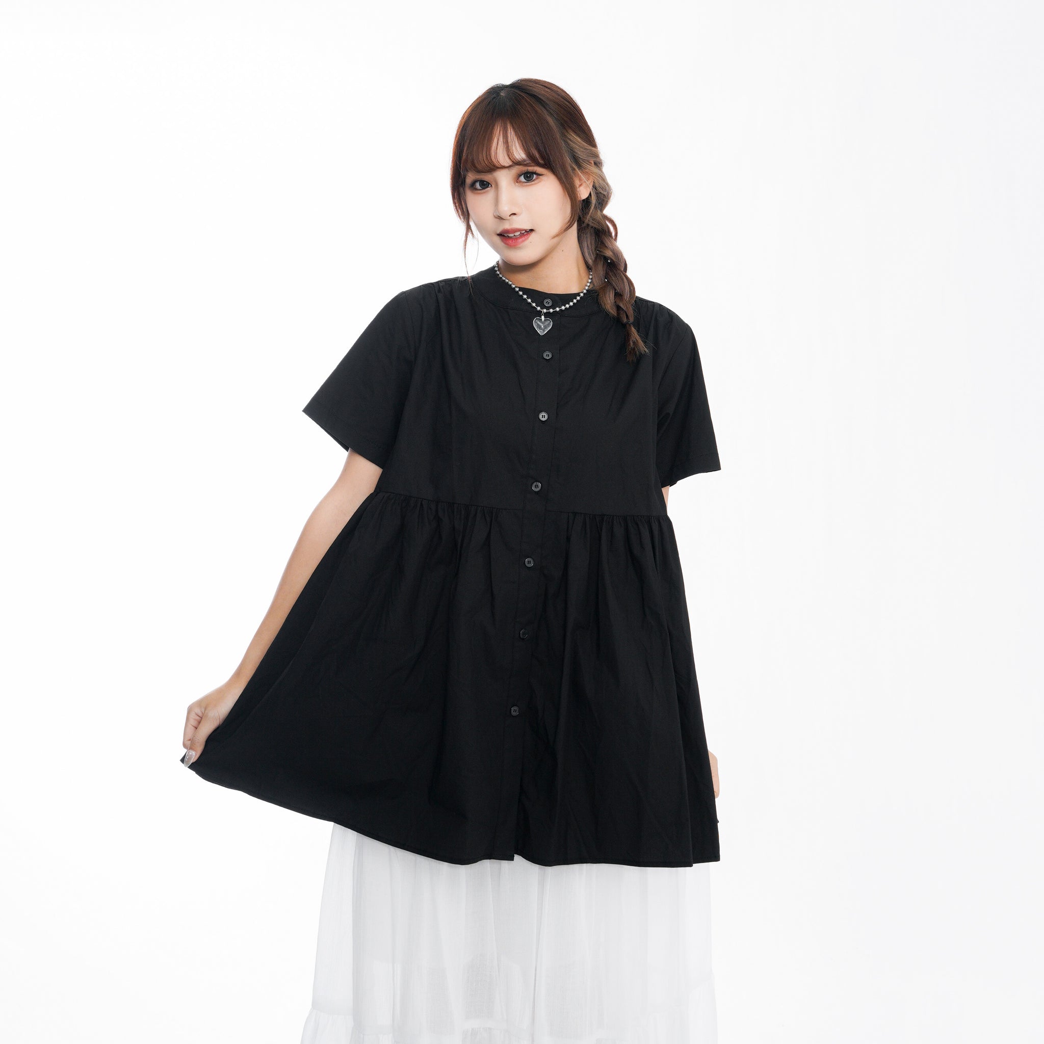 [OPS] BLOUSE SHIRT DRESS/ 3色