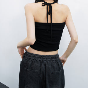 SQUARE NECK STRING SLEEVELESS/ 2色