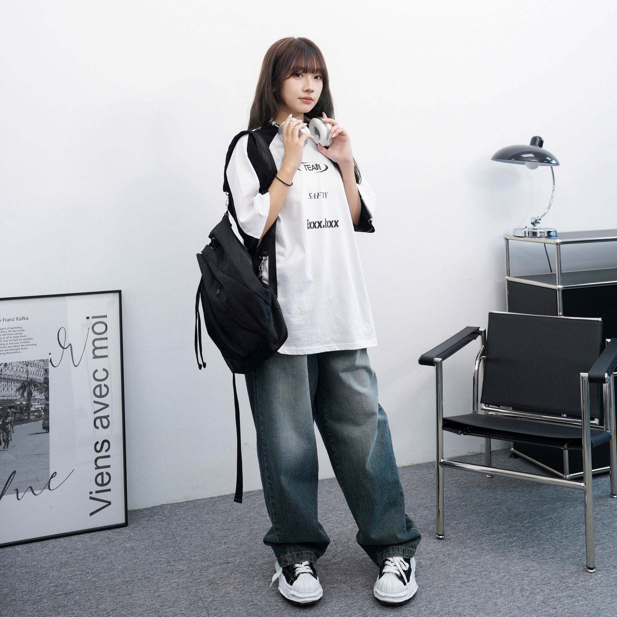 [UNISEX] Exxx.lxxx Oversize Tee/ 1色