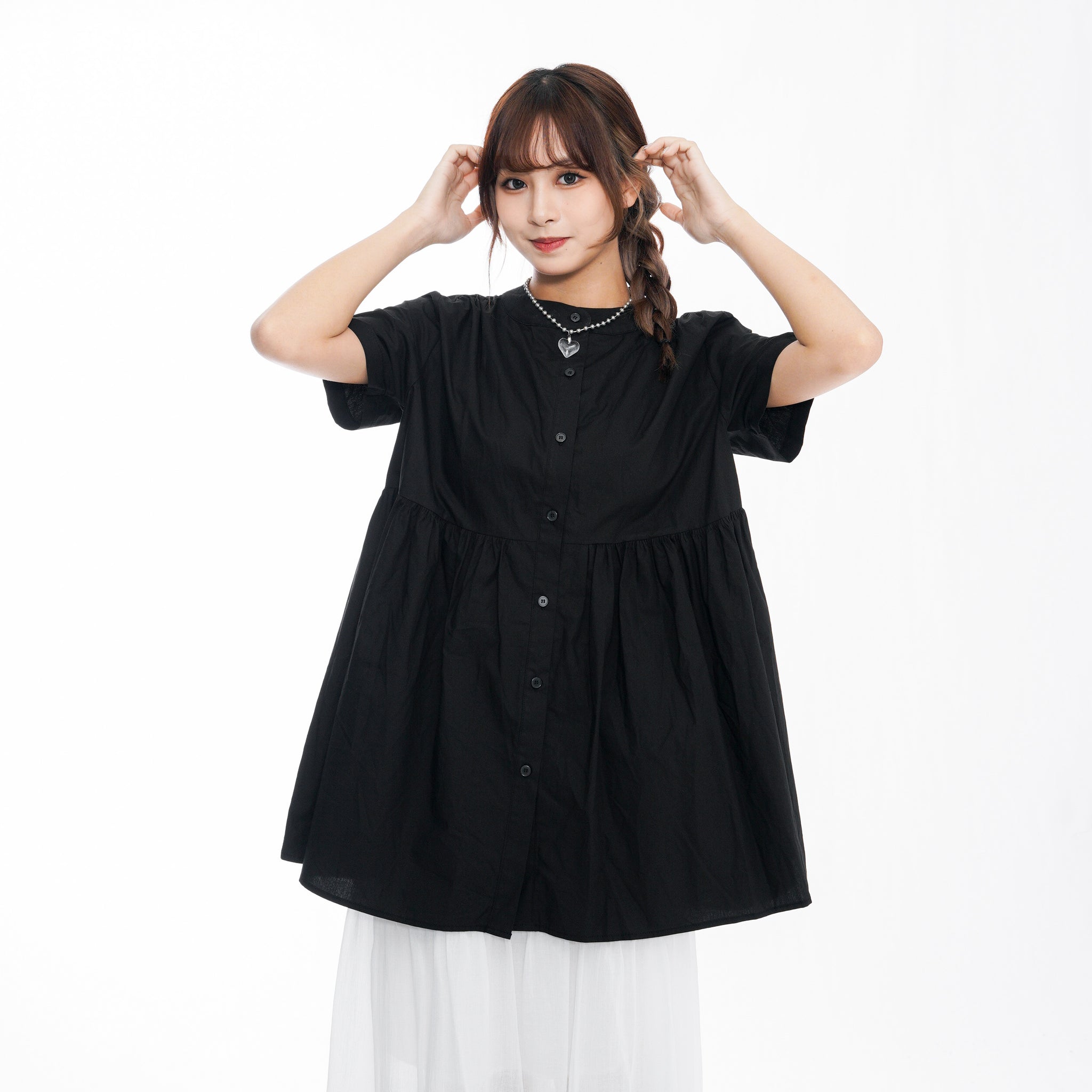 [OPS] BLOUSE SHIRT DRESS/ 3色