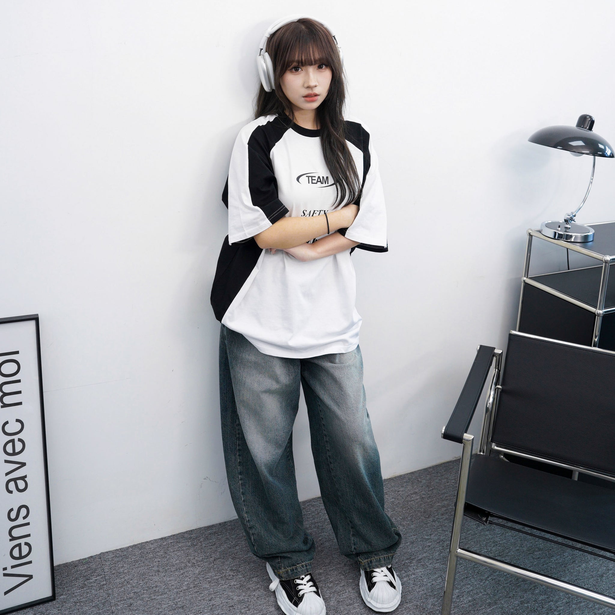 [UNISEX] Exxx.lxxx Oversize Tee/ 1色